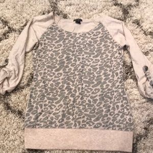 Animal print sweatshirt
